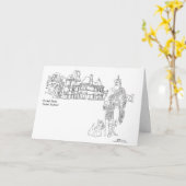 コーンヒルキャッスルスコットランド カード (黄色い花)