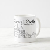 コーンヒル城 スコットランド コーヒーマグカップ (正面右)