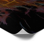 コーンフィールドの日の出 ポスター (角)