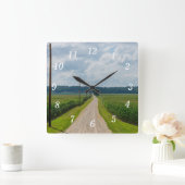 コーンフィールド間の壁時計 スクエア壁時計 (ホーム)