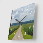 コーンフィールド間の壁時計 スクエア壁時計 (傾斜)