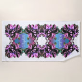 コーンフスクの花2190 ビーチタオル (正面)