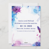 💍コーンフラワーとラベンダーエレガンス シーズンカード (裏面)