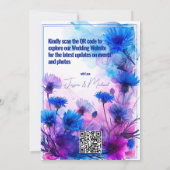 💍コーンフラワーとラベンダーエレガンス セーブザデート (裏面)