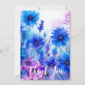💍コーンフラワーとラベンダーブリス サンキューカード (正面)