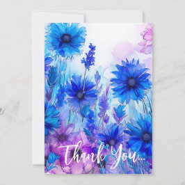 💍コーンフラワーとラベンダーブリス サンキューカード