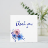 💍コーンフラワーとラベンダーブリス サンキューカード (スタンド正面)
