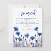 💍コーンフラワーとラベンダーブリス サンキューカード (裏面)