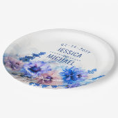 💍コーンフラワーとラベンダーブリス ペーパープレート (アングル)