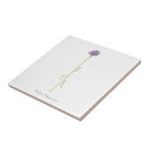 コーンフラワーの水色 タイル (側面)