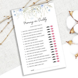 コーンフラワーの野草の赤ちゃんシャワーママまたはパパ