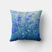 コーンフラワーアウトドア枕 クッション (裏面)