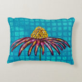 コーンフラワーアクセント枕 アクセントクッション (裏面)