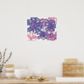 コーンフラワーコラージュ ポスター (キッチン)