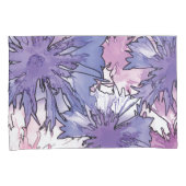 コーンフラワーコラージュ 枕カバー (正面右)