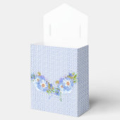 コーンフラワーズとポルカドットの結婚前お祝いパーティー フェイバーボックス (オープン)