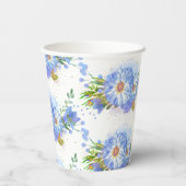 コーンフラワーズ ブライダルシャワー 紙コップ (裏面)