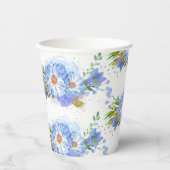 コーンフラワーズ ブライダルシャワー 紙コップ (正面)