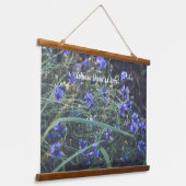 コーンフラワーフィールド 吊り下げ型タペストリー (傾斜あり)