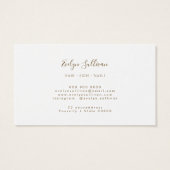 コーンフラワーブルーアゲートロイヤリティカード (裏面)