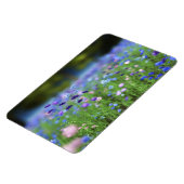 コーンフラワーブルーフレキシブルマグネット マグネット (左側)