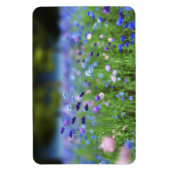 コーンフラワーブルーフレキシブルマグネット マグネット (縦)