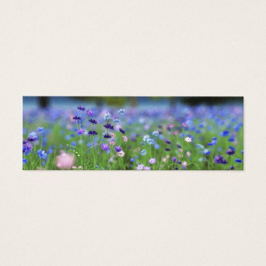 コーンフラワーブルーブックマーク (正面)