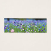 コーンフラワーブルーブックマーク (裏面)