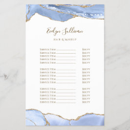 コーンフラワーブルー瑪瑙の価格表フライヤー チラシ