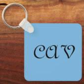 コーンフラワーブルー キーホルダー (正面)