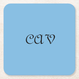 コーンフラワーブルー スクエアペーパーコースター