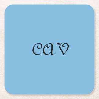 コーンフラワーブルー スクエアペーパーコースター