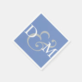 コーンフラワーブルー スタンダードカクテルナプキン (角)