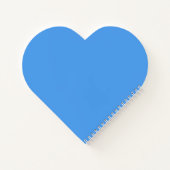 コーンフラワーブルー ノートブック (裏面)