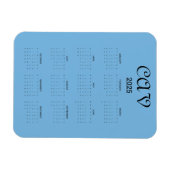 コーンフラワーブルー マグネット (横)