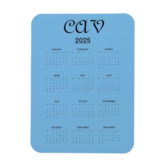 コーンフラワーブルー マグネット (縦)