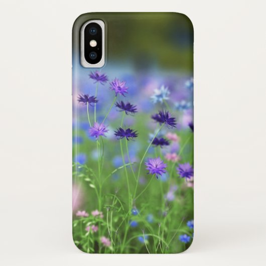 コーンフラワーブルーiPhoneケースメイト Case-Mate iPhoneケース (裏面)