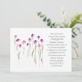 コーンフラワーリハーサルディナー水彩招待状 招待状 (スタンド正面)