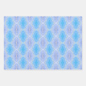 コーンフラワー無料カラーシャビーシックデザイン ラッピングペーパーシート (正面)