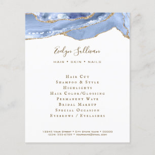 コーンフラワー青瑪瑙フライヤー チラシ