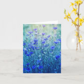 コーンフラワー カード (黄色い花)