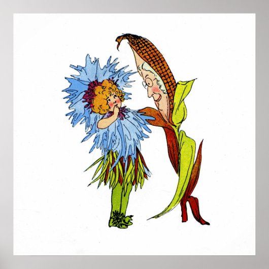 コーンフラワー ポスター (正面)