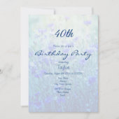 コーンフラワー 招待状 (正面)