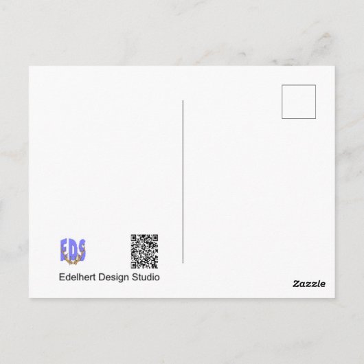 コーンフラワーDIYポストカードのLadybugs会議 ポストカード (裏面)