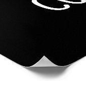 コーンフリックおもしろいコーンプンダークBG ポスター (角)