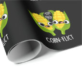 コーンフリックおもしろいコーンプンダークBG ラッピングペーパー (ロールコーナー)