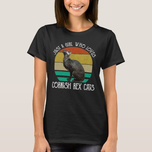 コーンフレックス・レックス好きの女の子 Tシャツ (正面)