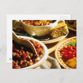 コーンブレッドでチリ ポストカード (正面/裏面)