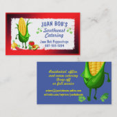 コーンベギスメキシコサウスウエスタンシェフケータリング 名刺 (正面/裏面)