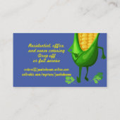 コーンベギスメキシコサウスウエスタンシェフケータリング 名刺 (裏面)